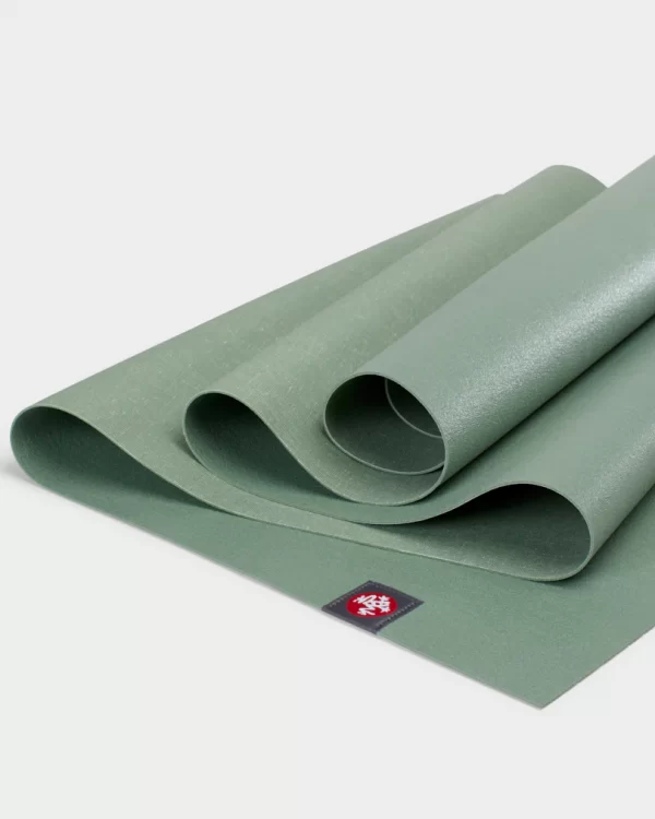 Manduka EKO® Travel Leaf Green jogos kilimėlis 1.5mm